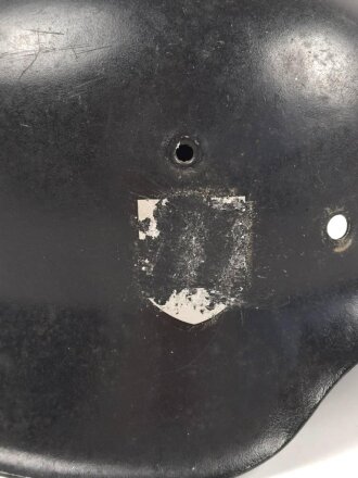 Stahlhelm Glocke Wehrmacht Modell 1942. Neuzeitlich lackiertes Stück, Hersteller CKL64