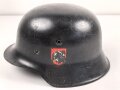 Stahlhelm Glocke Wehrmacht Modell 1942. Neuzeitlich lackiertes Stück, Hersteller CKL64