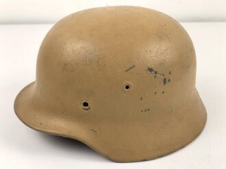 Stahlhelm Glocke Wehrmacht Modell 1940. Überlackierte Glocke, daher keine Stempelung erkennbar, Glockengrösse 66