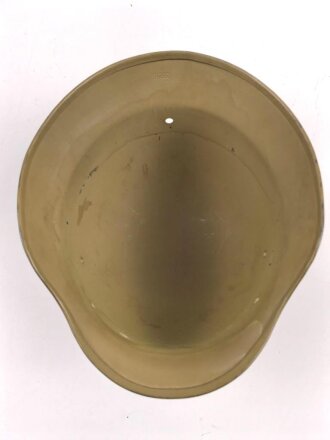 Stahlhelm Glocke Wehrmacht Modell 1935. Neuzeitlich lackiertes Stück, Hersteller SE62