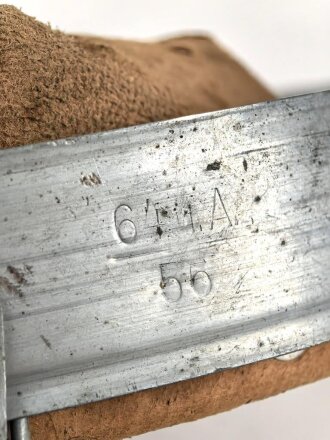 Stahlhelm Innenfutter Wehrmacht Modell 1940. Für Stahlhelme Modell 1940 und 1942. Kopfgrösse 56 für Glockengrösse 64. Gebraucht, datiert 1940