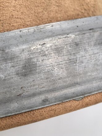 Stahlhelm Innenfutter Wehrmacht Modell 1940. Für Stahlhelme Modell 1940 und 1942. Kopfgrösse 58 für Glockengrösse 66. Gebraucht, datiert 1944