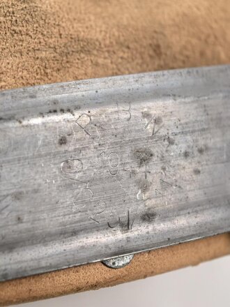 Stahlhelm Innenfutter Wehrmacht Modell 1940. Für Stahlhelme Modell 1940 und 1942. Kopfgrösse 58 für Glockengrösse 66. Gebraucht, datiert 1944