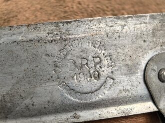 Stahlhelm Innenfutter Wehrmacht Modell 1940. Für Stahlhelme Modell 1940 und 1942. Kopfgrösse 58 für Glockengrösse 66. Gebraucht, datiert 1940