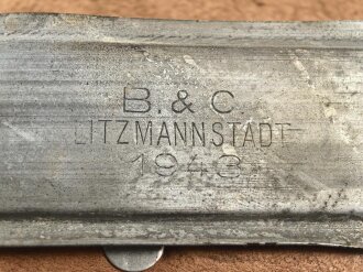 Stahlhelm Innenfutter Wehrmacht Modell 1940. Für Stahlhelme Modell 1940 und 1942. Kopfgrösse 57  für Glockengrösse 64. Gebraucht, datiert 1943