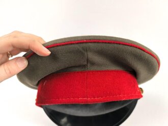 Russland, Kalter Krieg, Schirmmütze für einen Offizier, gebraucht, Kopfgrösse 55