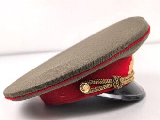 Russland, Kalter Krieg, Schirmmütze für einen Offizier, gebraucht, Kopfgrösse 55
