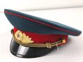 Russland "Kalter Krieg"  Schirmmütze für einen Offizier, gebraucht, Kopfgrösse 57