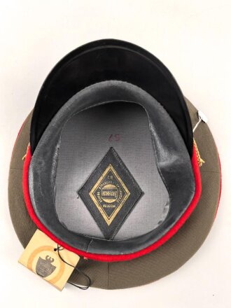 Russland "Kalter Krieg"  Schirmmütze für einen Offizier, gebraucht, Kopfgrösse 57