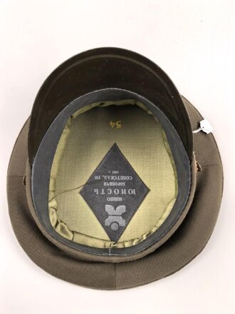Russland "Kalter Krieg"  Schirmmütze für einen Offizier, gebraucht, Kopfgrösse 54