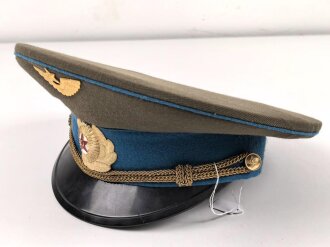 Russland "Kalter Krieg"  Schirmmütze für einen Offizier, gebraucht, Kopfgrösse 53