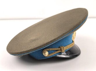 Russland "Kalter Krieg"  Schirmmütze für einen Offizier, gebraucht, Kopfgrösse 53
