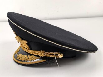 Russland "Kalter Krieg"  Schirmmütze für einen hochrangigen Marineoffizier. Kopfgrösse 57
