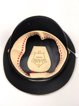 Russland "Kalter Krieg"  Schirmmütze für einen hochrangigen Marineoffizier. Kopfgrösse 57