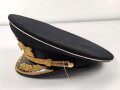 Russland "Kalter Krieg"  Schirmmütze für einen hochrangigen Marineoffizier. Kopfgrösse 57