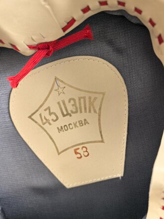 Russland "Kalter Krieg"  Schirmmütze für einen General. Kopfgrösse 58
