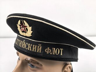 Russland "Kalter Krieg"  Tellermütze für Marineangehörige, Kopfgrösse 58