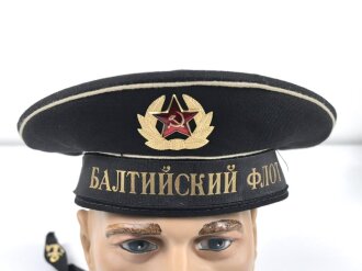 Russland "Kalter Krieg"  Tellermütze für Marineangehörige, Kopfgrösse 58