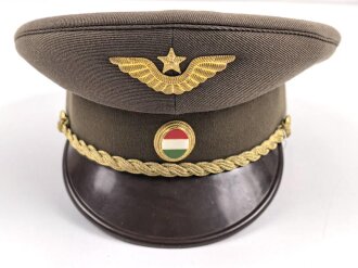 Ungarn, Schirmmütze aus der Zeit des "Kalten Krieges" Kopfgrösse 58