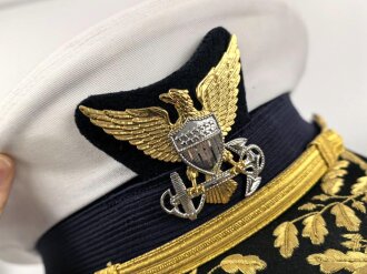 U.S. Coast guard officers visor hat, "Bancroft", size 7  3/8