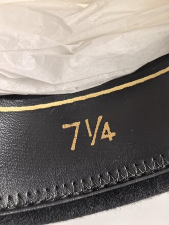 U.S. Coast guard EM visor hat, "Bancroft", size 7  1/4