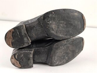 Paar Stiefel für Offiziere der Wehrmacht. Ungereinigtes Paar, Sohlenlänge 31cm