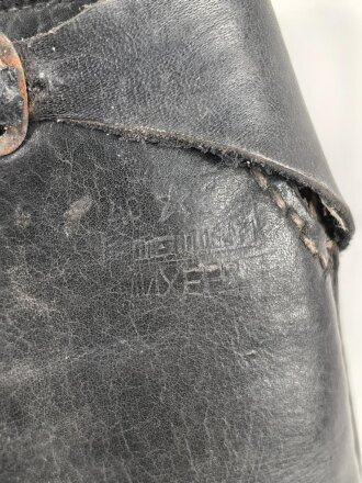 Paar Stiefel für Offiziere der Wehrmacht. Ungereinigtes Paar, Sohlenlänge 31cm