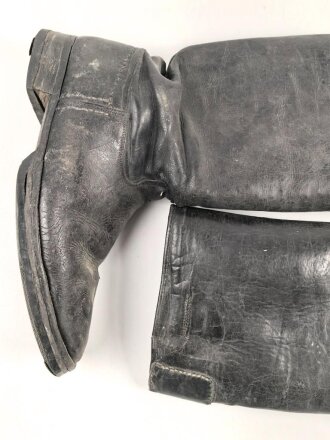 Paar Stiefel für Offiziere der Wehrmacht. Ungereinigtes Paar, Sohlenlänge 31cm