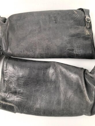 Paar Stiefel für Offiziere der Wehrmacht. Ungereinigtes Paar, Sohlenlänge 31cm