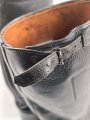 Paar Stiefel für Offiziere, ähnlich Wehrmacht, vermutlich Produktion nach 1945. Ungereinigt, Sohlenlänge 27,5cm