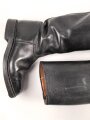 Paar Stiefel für Offiziere, ähnlich Wehrmacht, vermutlich Produktion nach 1945. Ungereinigt, Sohlenlänge 27,5cm