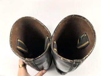 Paar Stiefel für Unteroffiziere der Wehrmacht. Ungereinigtes Paar, Sohlenlänge 28,5cm