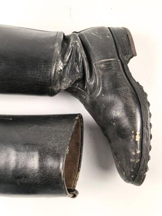 Paar Stiefel für Unteroffiziere der Wehrmacht. Ungereinigtes Paar, Sohlenlänge 28,5cm
