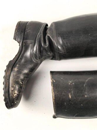 Paar Stiefel für Unteroffiziere der Wehrmacht. Ungereinigtes Paar, Sohlenlänge 28,5cm