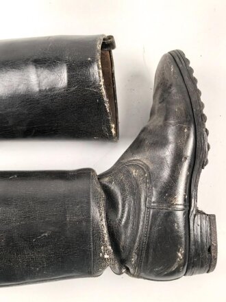Paar Stiefel für Unteroffiziere der Wehrmacht. Ungereinigtes Paar, Sohlenlänge 28,5cm