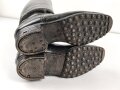 Paar Stiefel für Unteroffiziere der Wehrmacht. Ungereinigtes Paar, Sohlenlänge 28,5cm