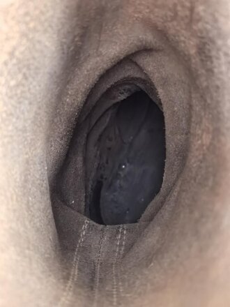 Paar Stiefel für Mannschaften der Wehrmacht, ungereinigtes Paar, Sohlenlänge 28,5cm