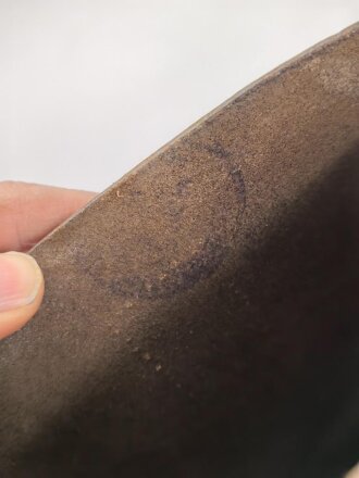 Paar Stiefel für Mannschaften der Wehrmacht, ungereinigtes Paar, Sohlenlänge 28,5cm