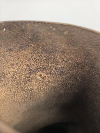 Paar Stiefel für Mannschaften der Wehrmacht, ungereinigtes Paar, Sohlenlänge 28,5cm