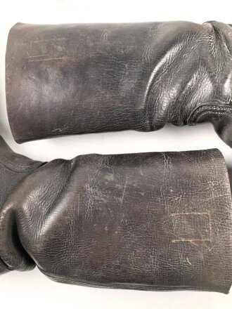 Paar Stiefel für Mannschaften der Wehrmacht, ungereinigtes Paar, Sohlenlänge 28,5cm