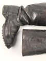 Paar Stiefel für Mannschaften der Wehrmacht, ungereinigtes Paar, Sohlenlänge 28,5cm