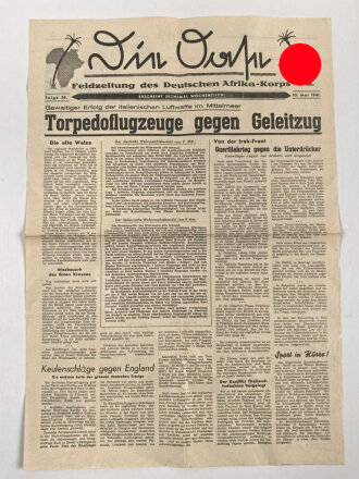 "Die Oase" Feldzeitung des Deutschen Afrika...