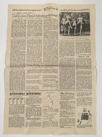 "Die Oase" Feldzeitung des Deutschen Afrika Korps, Folge 24 vom 10.Mai 1941