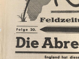 "Die Oase" Feldzeitung des Deutschen Afrika Korps, Folge 20 vom 6.Mai 1941