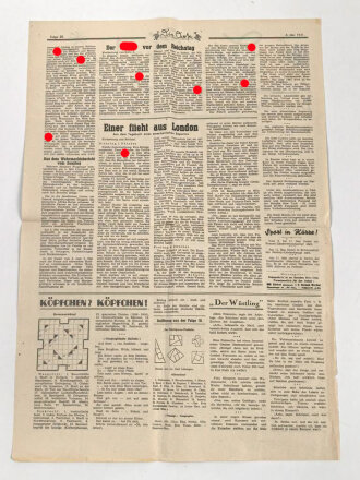 "Die Oase" Feldzeitung des Deutschen Afrika Korps, Folge 20 vom 6.Mai 1941
