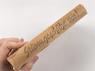 "Sturmgeschütze vor! Ein Buch der Sturmartillerie" mit Widmung von Weihnachten 1944, DIN A5 gebraucht