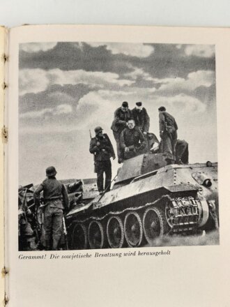 "Sturmgeschütze vor! Ein Buch der Sturmartillerie" mit Widmung von Weihnachten 1944, DIN A5 gebraucht