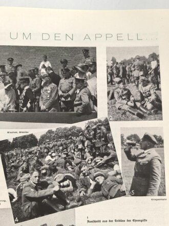 "Ziel erkannt! 12. Reichs- Frontsoldatentag des Stahlhelm Bund der Frontsoldaten 30./31. Mai 1931", DIN A4 gebraucht