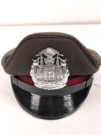Thailand, Schirmmütze für Angehörige der Polizei. Guter Zustand, Kopfgrösse 57