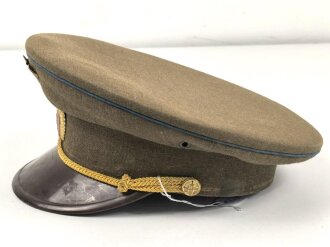 Tschechoslowakei, Schirmmütze für Angehörige der Luftwaffe aus des Zeit des kalten Krieg, guter Zustand, Kopfgrösse 55